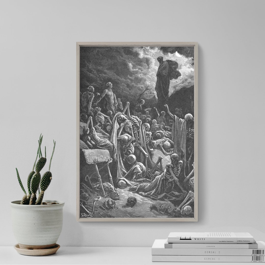 Gustave Dore Ezekiel's Vision of the Valley of Dry Bones - Etsy