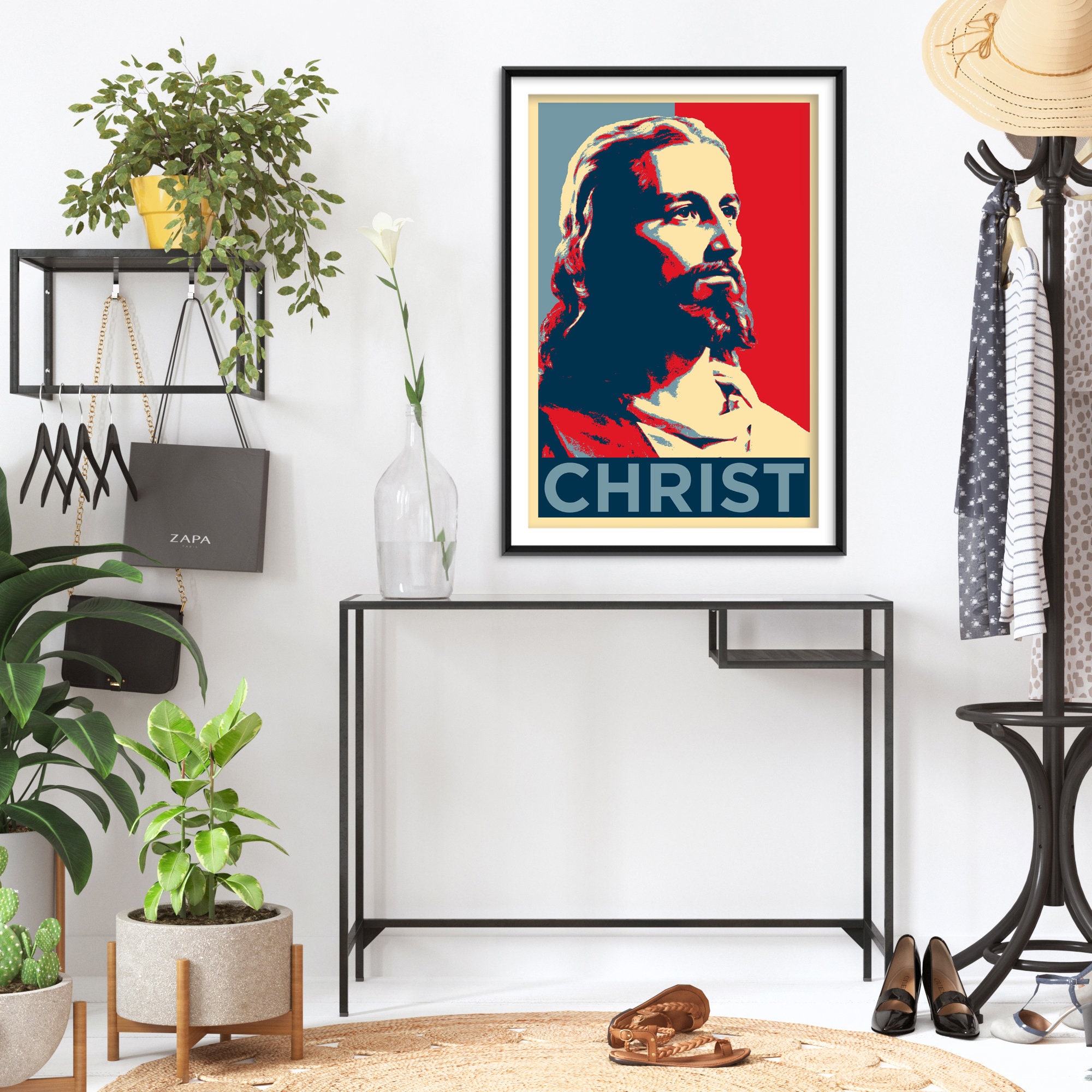 Jesus Christ Original Art Print Photo Poster Gift Home Wall | Etsy