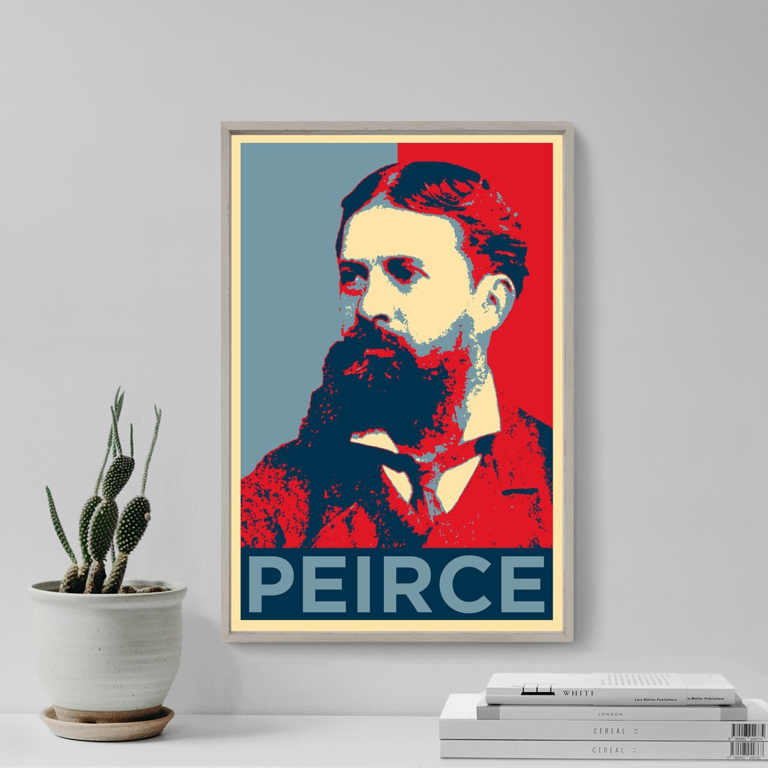 Charles Sanders Peirce Original Art Print - Poster Photo Gift Wall