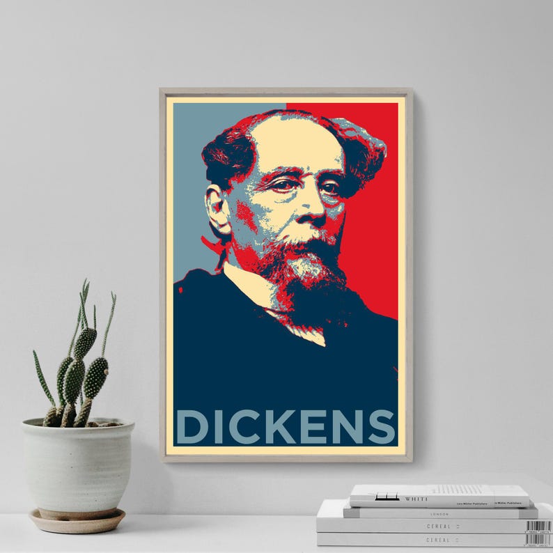 Charles Dickens Art Print - Photo Poster Gift - Great Expectations ...