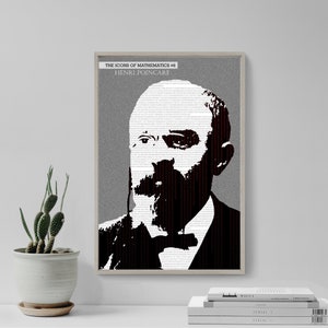 Henri Poincare - The Icons of Mathematics #6 - Art Print Poster Wall Home Decor Economics Gift Maths Mathematician Physics Student Henry