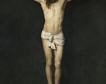 Diego Velazquez - The Crucifixion of Jesus (1630) - #CLOSEXP Painting Photo Poster Print Art Gift Home Wall Decor - On the Cross Christian