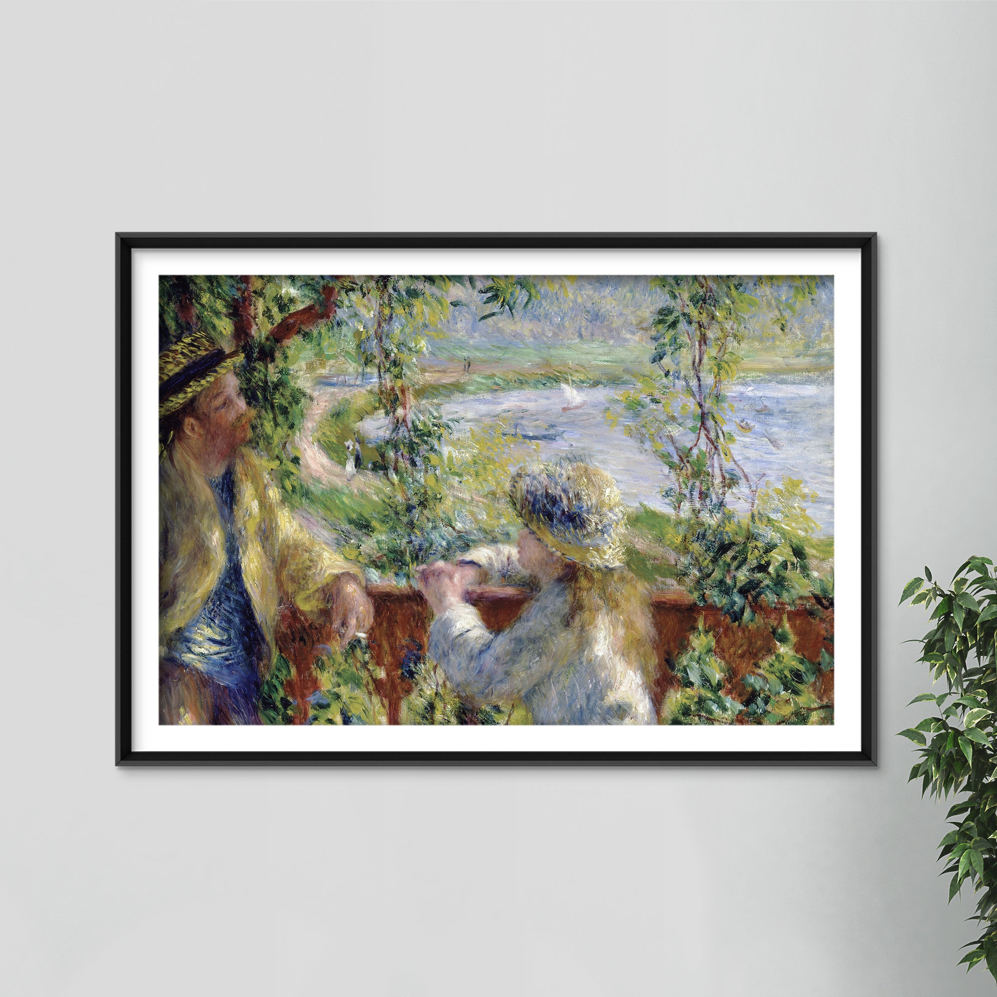 ピエール＝オーギュスト・ルノワール - 水辺/湖畔（1880年