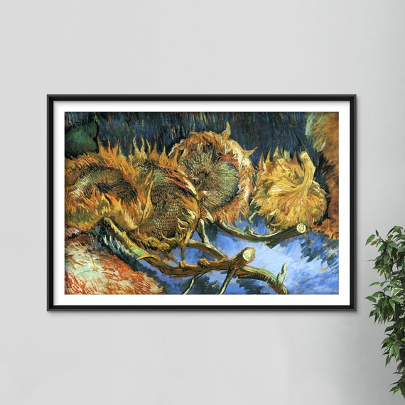 フィンセント・ファン・ゴッホ - 4つの枯れたひまわり（1887年