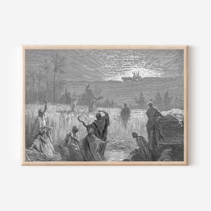 Gustave Dore - The Ark is Returned to Beth Shemesh (1866) - Drawing Photo Poster Print Art Gift Home Museum Gallery Giclee Bible