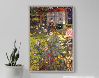 Edouard Vuillard : Garden at Vaucresson 1920-1936 Giclee Fine Art Print