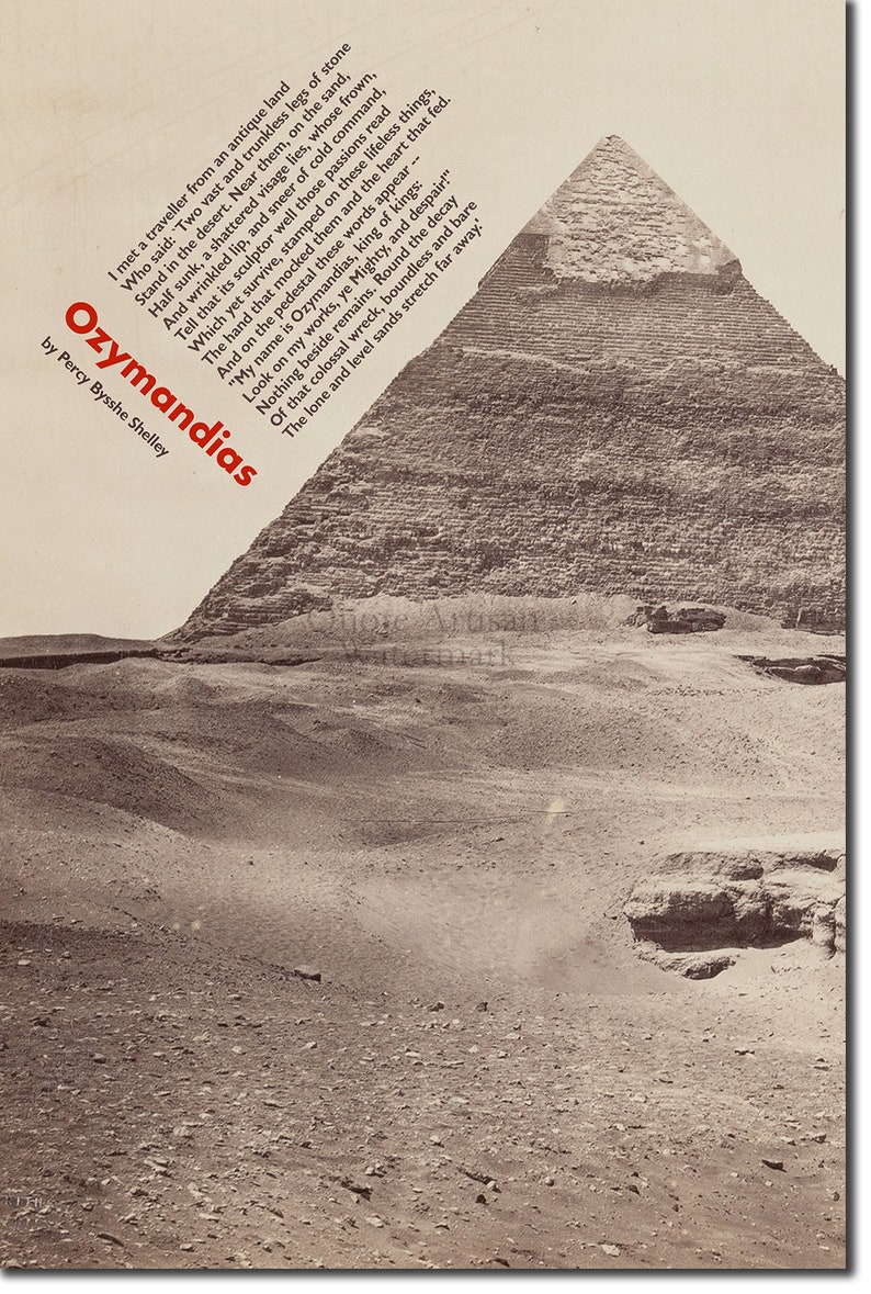 Ozymandias by Percy Bysshe Shelley Ozymandias by Percy Bysshe Shelley