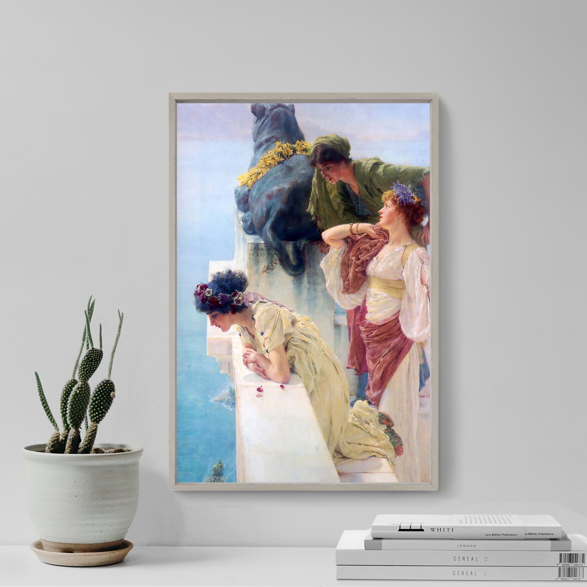 Lawrence Alma-tadema - A Coign of Vantage (1895) - Classic