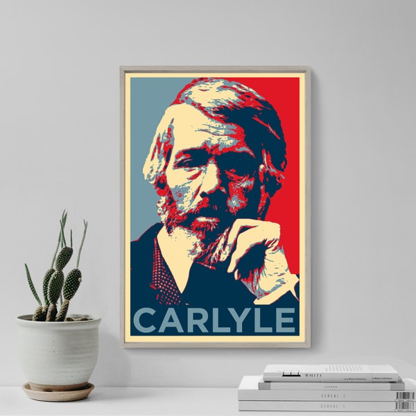 Thomas Carlyle Original Art Print - Photo Poster Gift - Hope Parody, Sartor Resartus