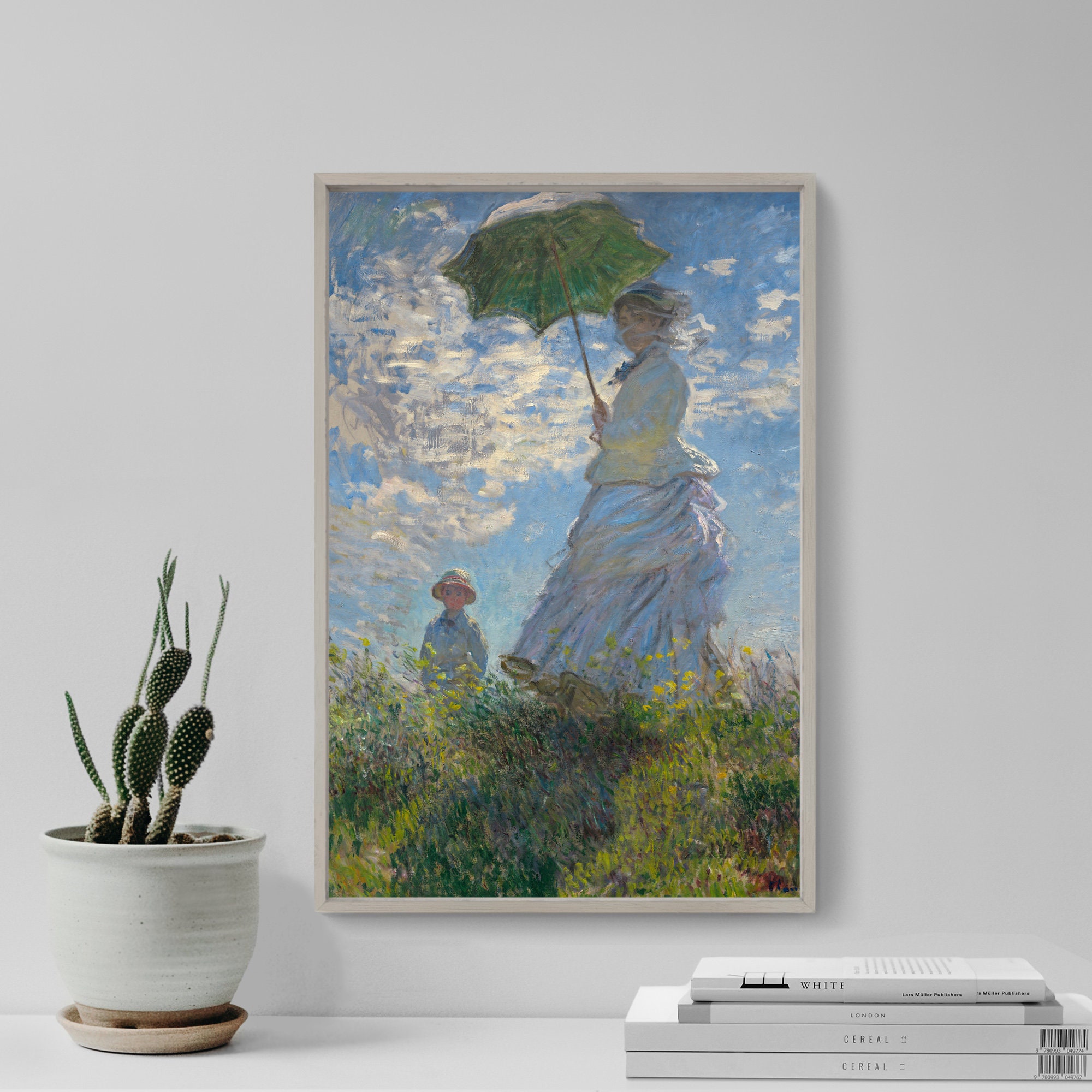 Claude Monet Woman a Parasol Classic Painting - Etsy