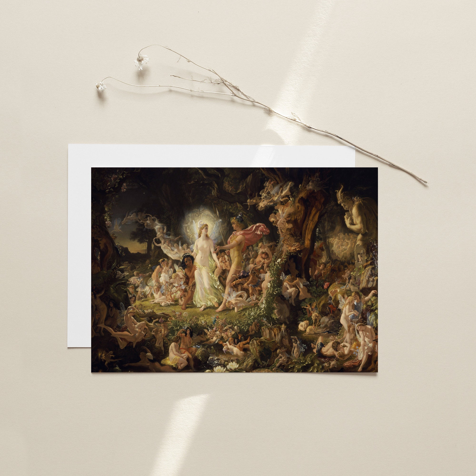Joseph Noel Paton - the Quarrel of Oberon and Titania (1849