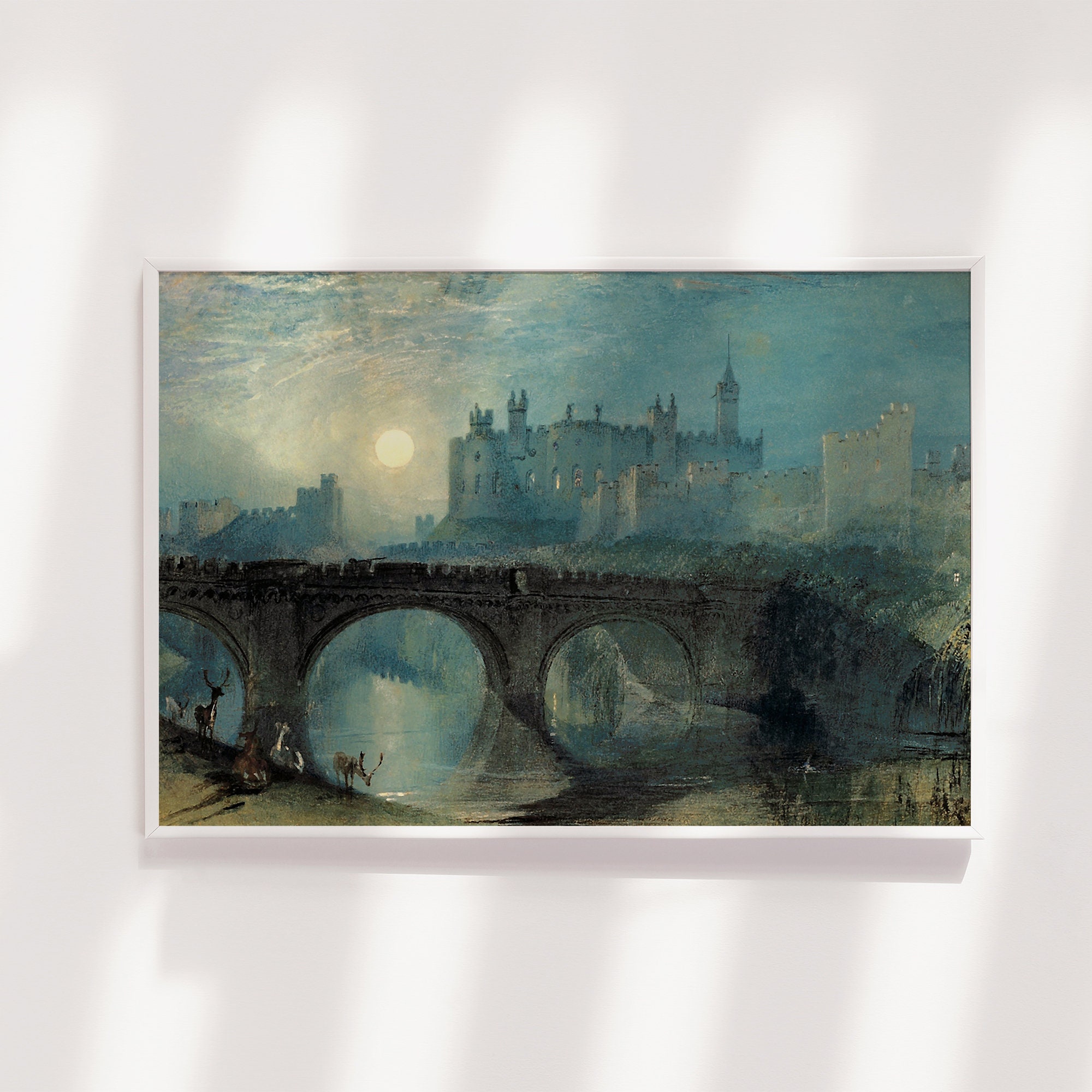 ウィリアム・ターナー - アニック城（1829年） - 絵画、写真、ポスター