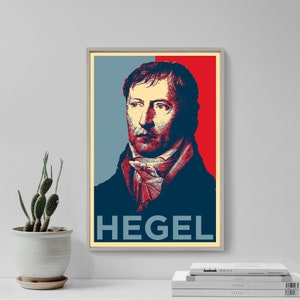 Georg Wilhelm Friedrich Hegel Original Art Print - Photo Poster Gift Home Wall Decor Hope German Idealism The Science of Logic