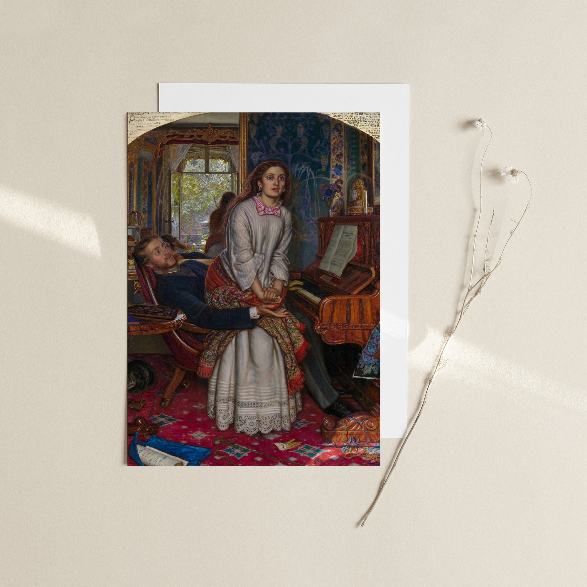 ウィリアム・ホルマン・ハント - 目覚めた良心 (1853) - 絵画写真