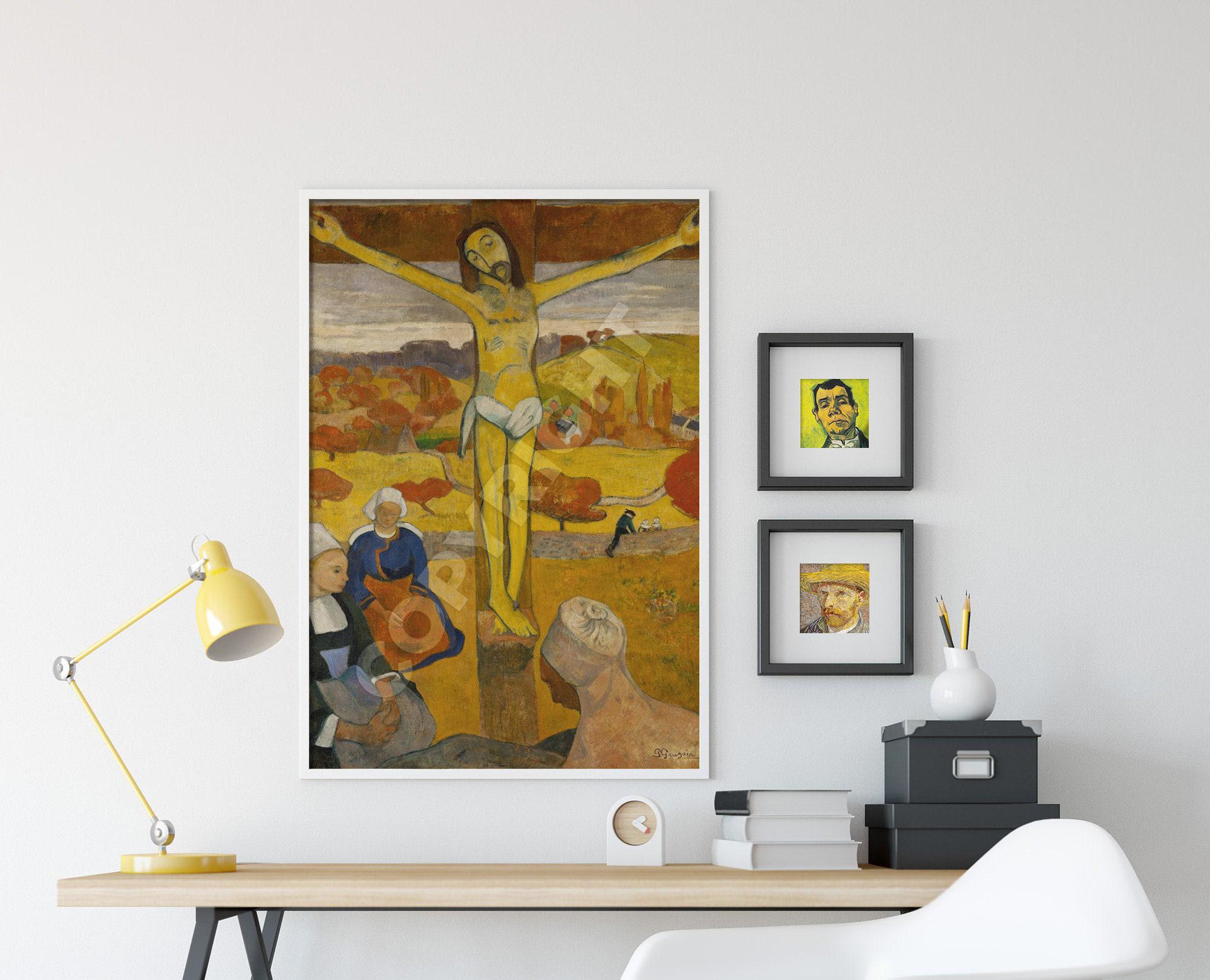 ポール・ゴーギャン - 黄色いキリスト (1889) - 古典絵画の複製 - 写真