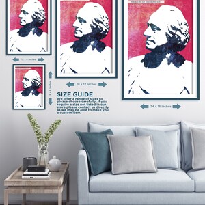 Adam Smith - Ekonomins ikoner #1 - Konsttryck Poster Vägg Heminredning Ekonomi Gåva Ekonom - Nationernas rikedom Poster bild 6