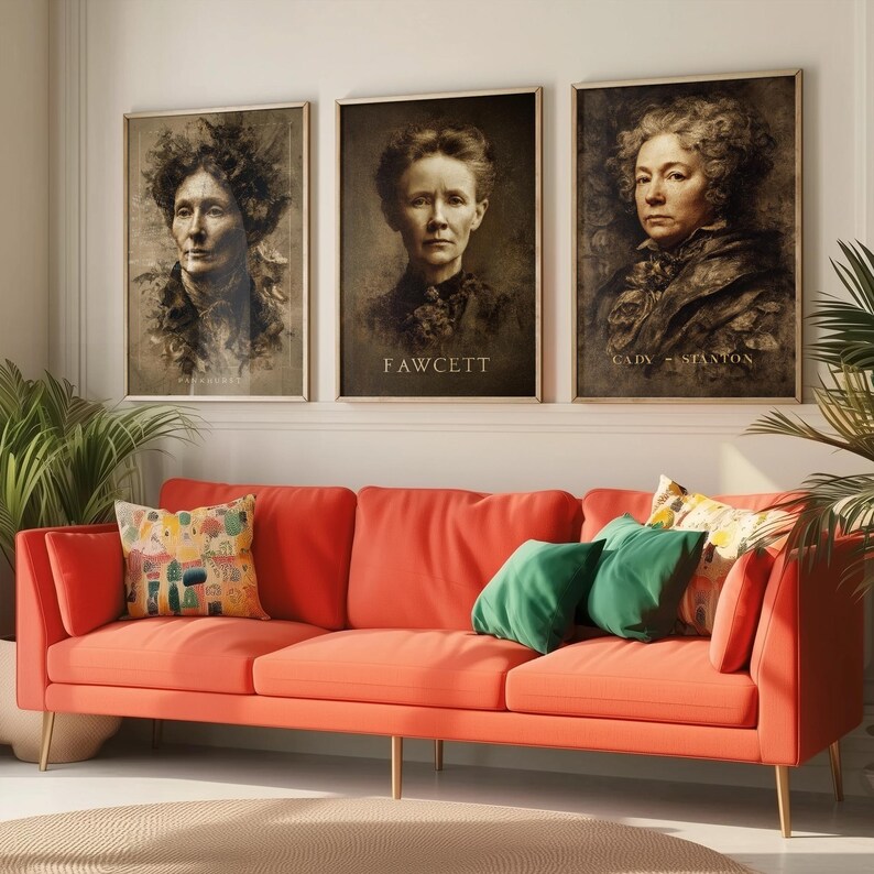 The Suffragettes - Set of Three Movie Posters of History - 3 Art Prints ...