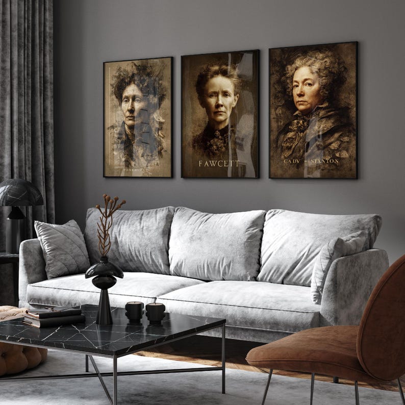 The Suffragettes - Set of Three Movie Posters of History - 3 Art Prints ...