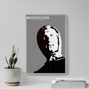 Leonardo Fibonacci - The Icons of Mathematics #23 - Art Print Poster Wall Home Decor Economics Gift Maths Mathematician Physics Student