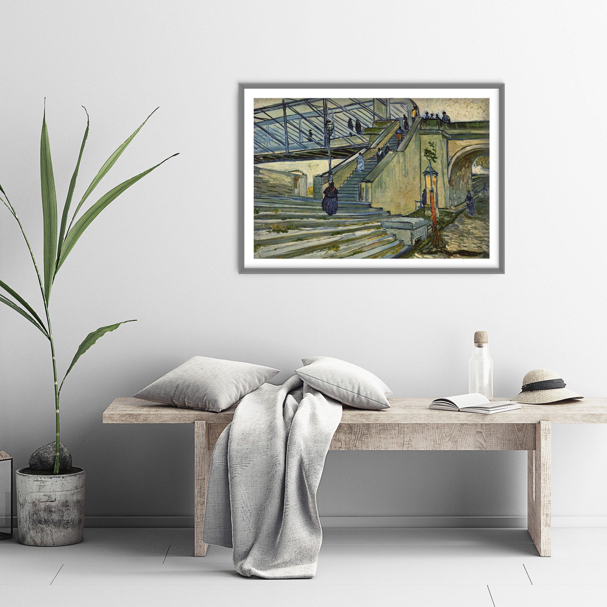 Vincent van Gogh 橋の絵画 File:Van Gogh - Die Brücke im Regen (nach Hiroshige).jpeg