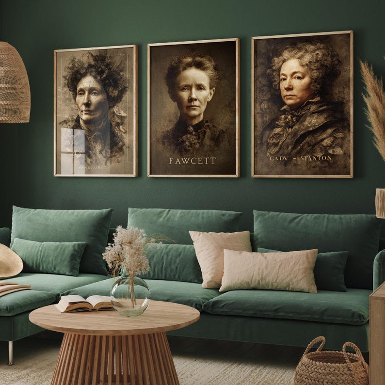 The Suffragettes - Set of Three Movie Posters of History - 3 Art Prints ...