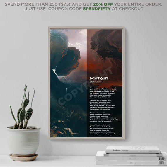 Alfred Lord Tennyson-Esperanza Poster-Foto Impresión Regalo De Arte Original
