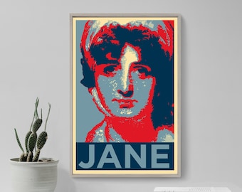 Jane Austen Original Art Print - Photo Poster Gift Home Wall Decor