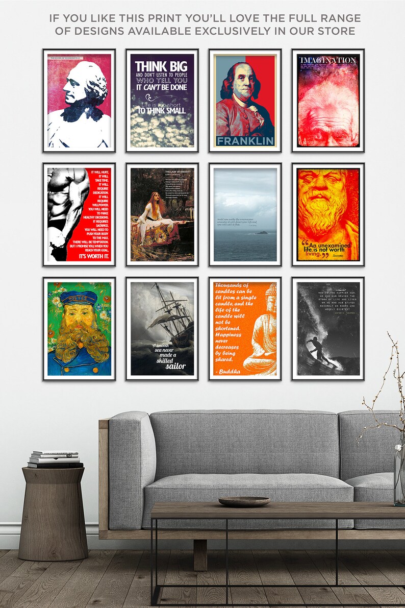 Adam Smith - Ekonomins ikoner #1 - Konsttryck Poster Vägg Heminredning Ekonomi Gåva Ekonom - Nationernas rikedom Poster bild 10