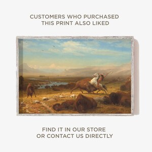 Thomas Cole - The Mountain Ford (1846) - Classic Painting Photo Poster Print Art Gift Wall Art Home Decor - Horse in River image 7