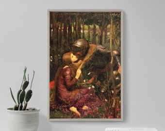 John William Waterhouse - Beautiful Woman Without Mercy (1893) - Classic Painting Photo Poster Print Art Gift Wall Home Decor - Nymphomaniac