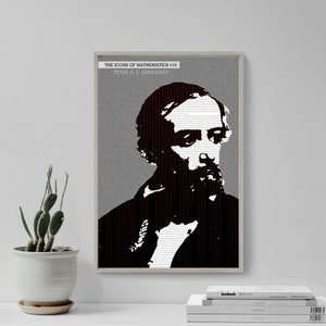 Peter G. L. Dirichlet - The Icons of Mathematics #19 - Art Print Poster Wall Home Decor Economics Gift Maths Mathematician Physics Student
