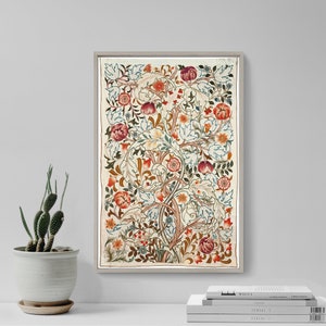 William Morris - Acanthus Door Silk Embroidery (1890) - Classic Print Poster Photo Art Gift Pattern, Wallpaper and Textile Design