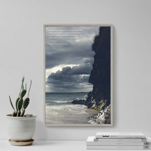 Don Quixote Extract / Quote - Miguel de Cervantes - Art Print Poster Gift Photo Wall Home Decor Cliff