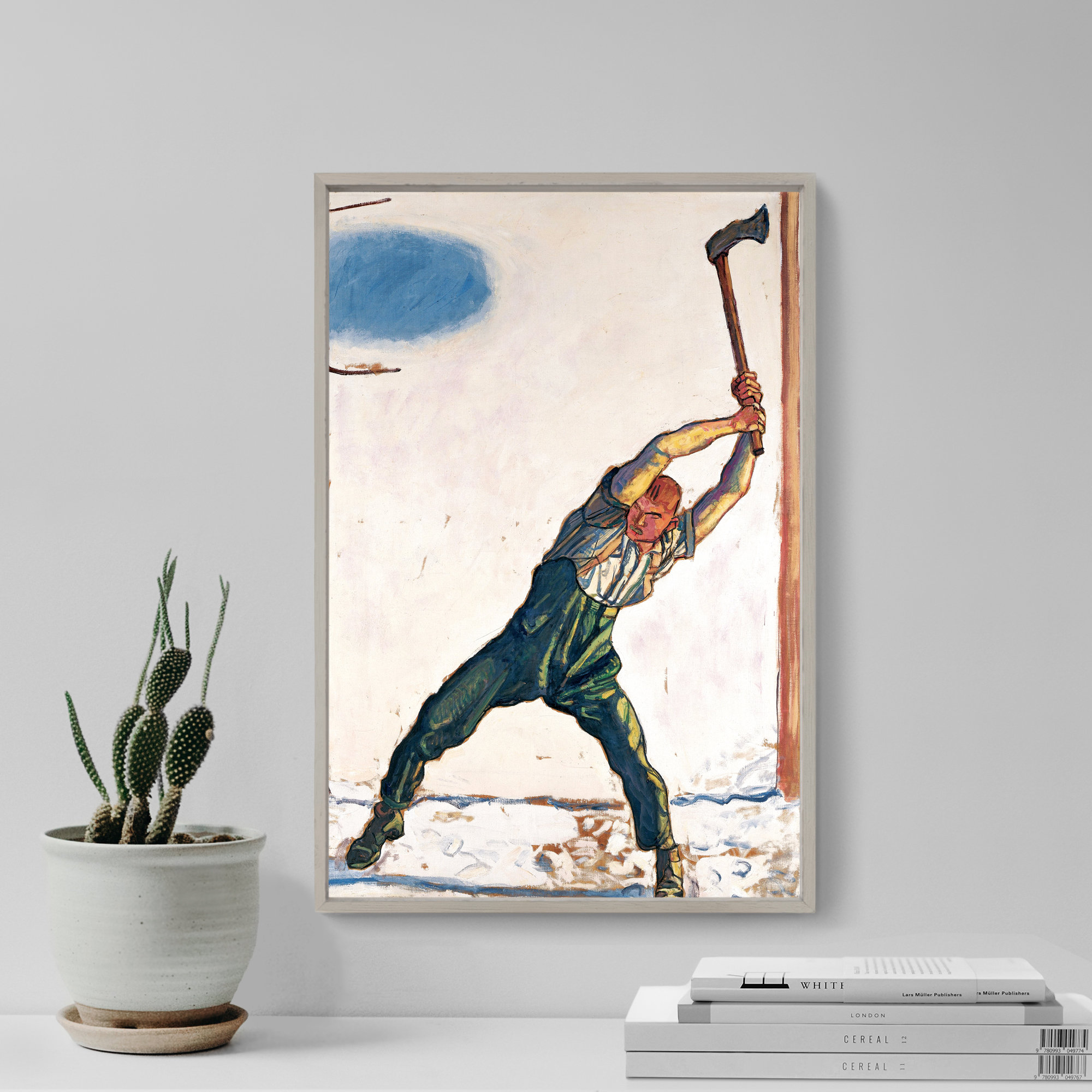 フェルディナント・ホドラー - 木こり（1910年） - クラシック絵画写真