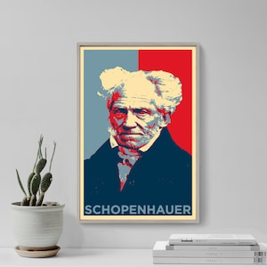 Arthur Schopenhauer Original Art Print - Photo Poster Gift - Hope Parody The World as Will