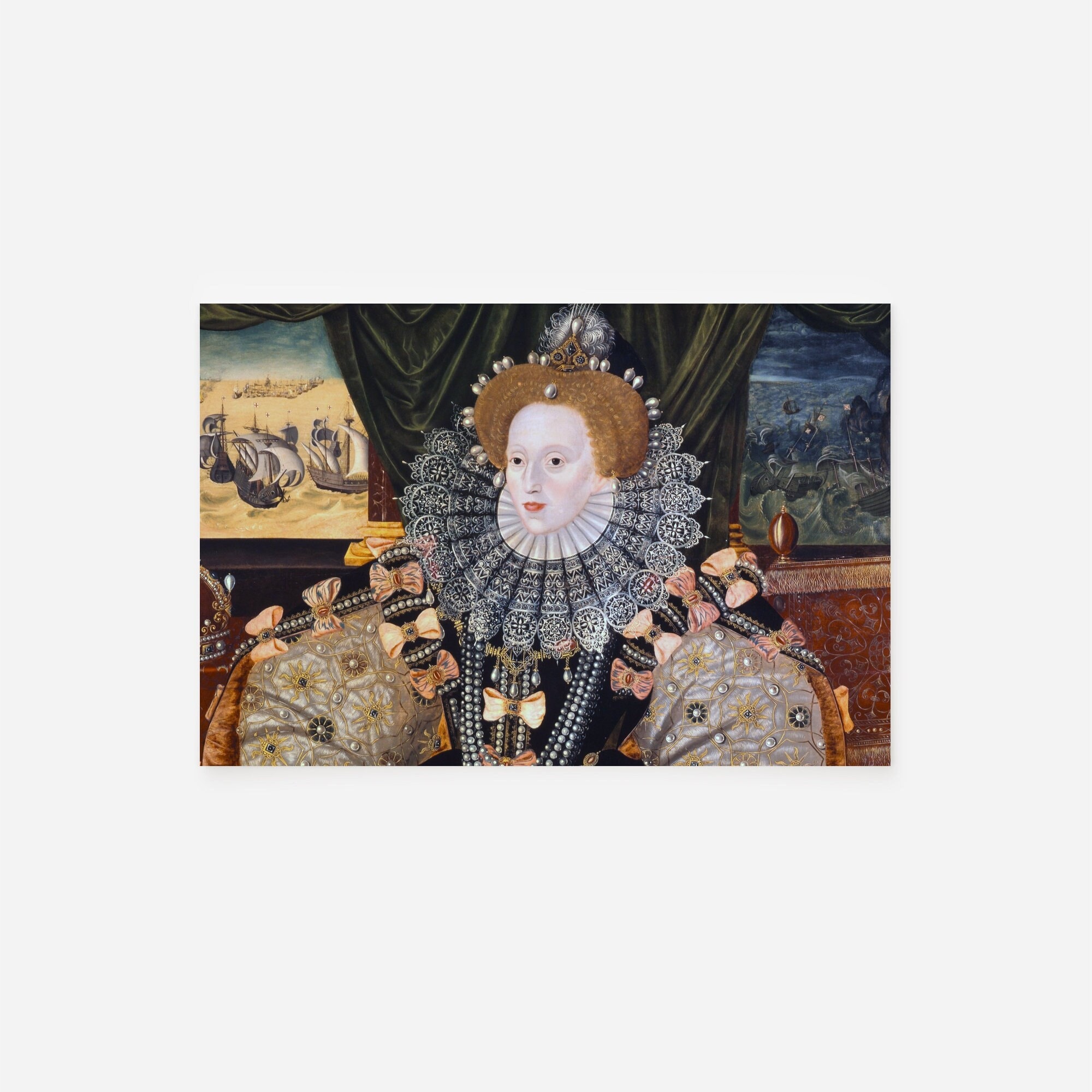 ジョージ・ガワー - イングランド女王エリザベス1世の肖像（1588年