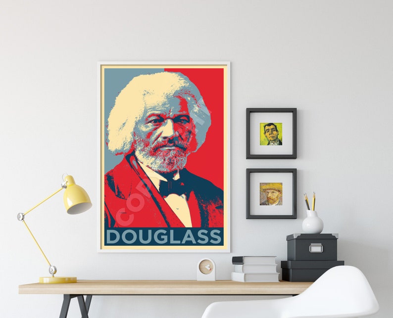 Frederick Douglass Original Art Print - Photo Poster Gift Wall Home ...