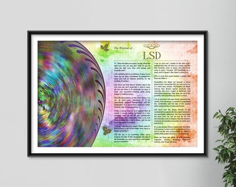 Tripper Acid LSD Dictionary Page  Art Print Poster 12 x 16  HP4257 