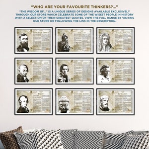 The Wisdom of Ludwig Van Beethoven - Original Art Print Featuring His Greatest Quotes - Beautiful Glossy Photo Poster Gift Composer Music image 9