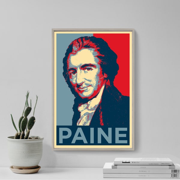 Thomas Paine Original Art Print - Photo Poster Gift Home Wall Decor