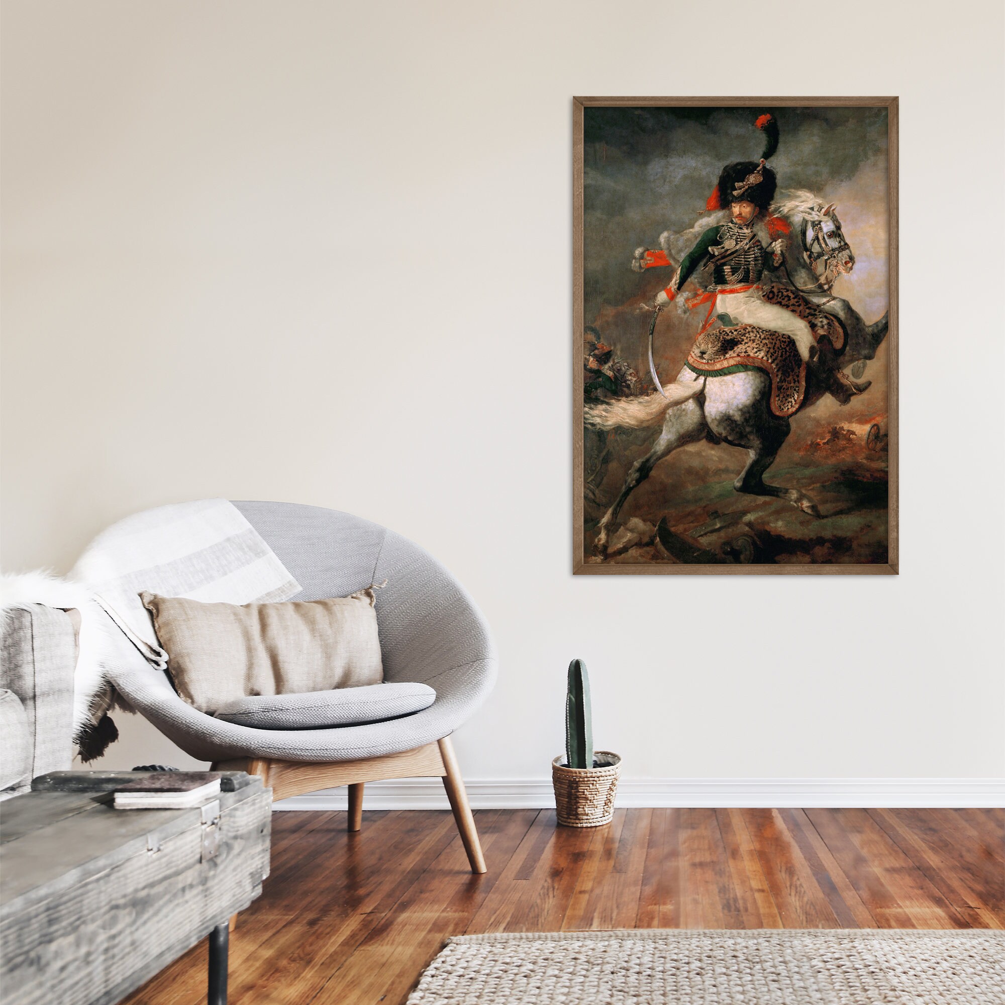 テオドール・ジェリコー - 突撃する猟馬（1812年） - クラシック絵画