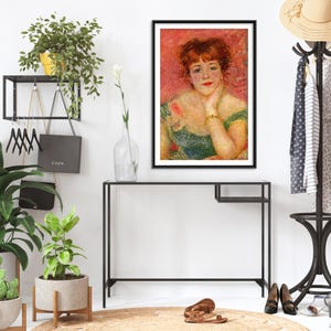 Pierre-Auguste Renoir - Portrait of Actress Jeanne Samary (1877) - Giclee Art Print Painting Photo Poster Museum Fine Gift Home Wall Décor image 4
