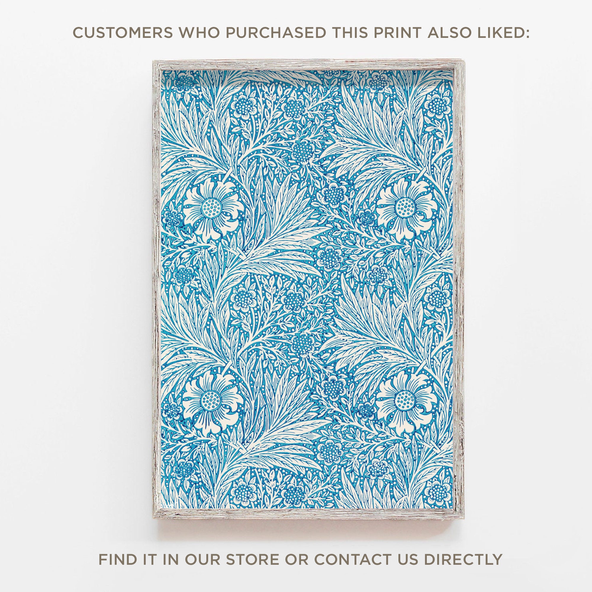 William Morris Pink and Rose Wallpaper 1890 Classic Etsy UK