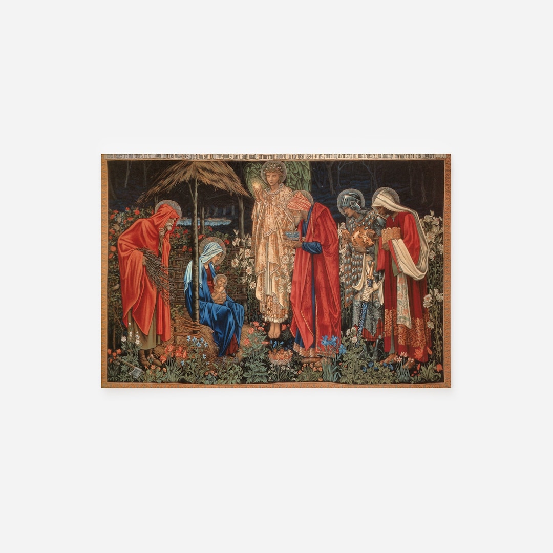 Morris and Co - the Adoration of the Magi Tapestry (1888) - Art Print ...