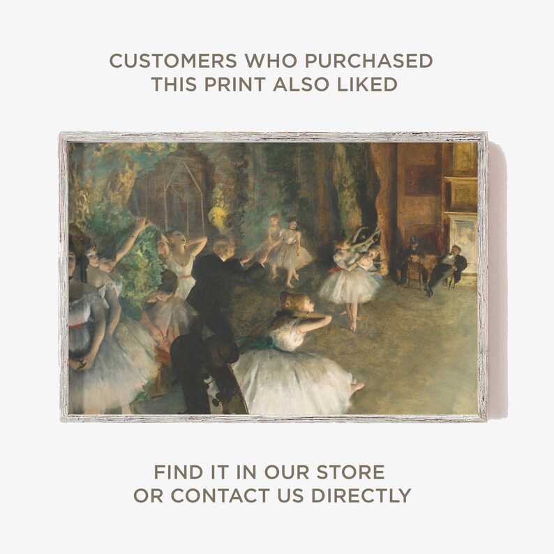 May include: A painting of a ballet class in a studio. The dancers are wearing white tutus and are in various poses. The painting is done in a realistic style and has a warm color palette.