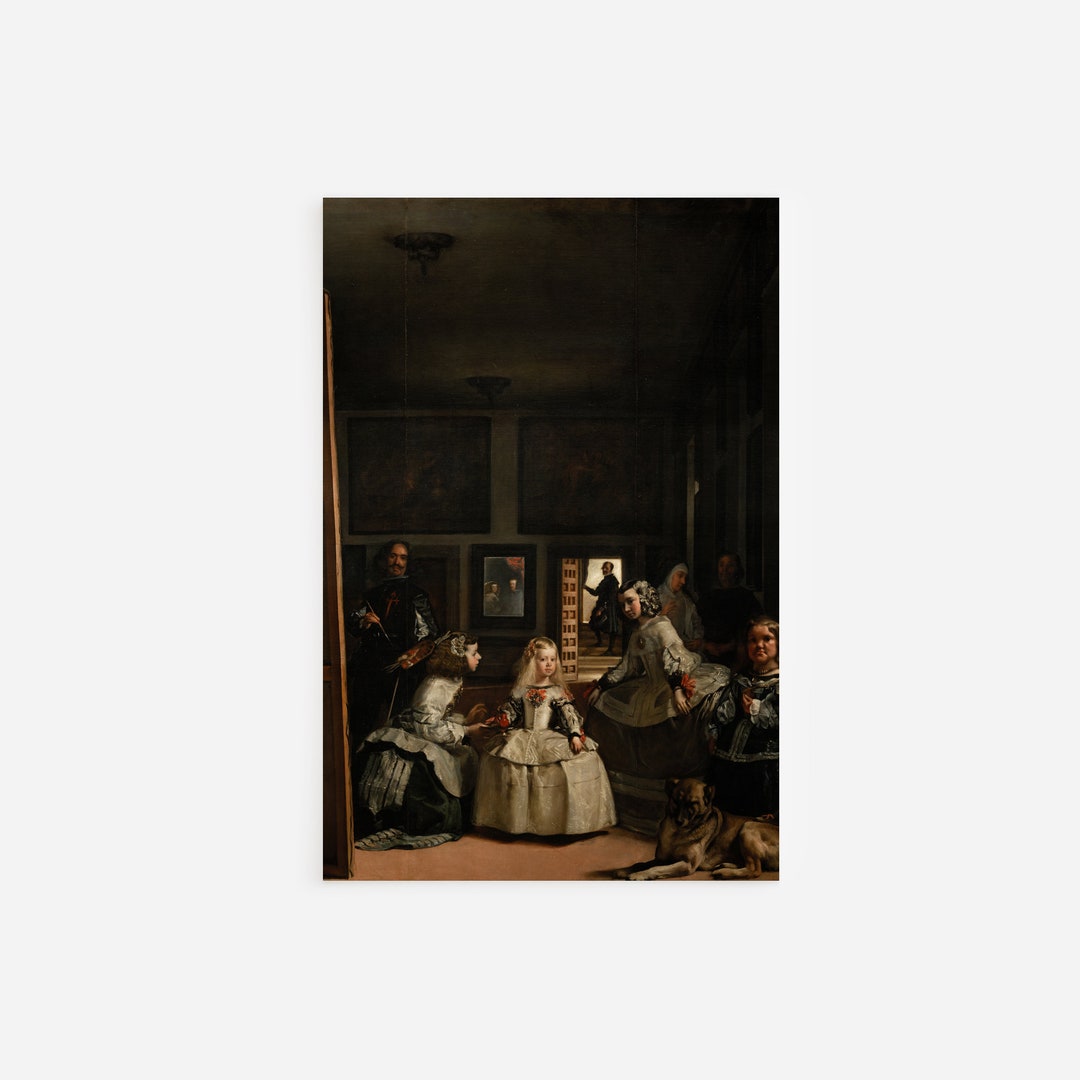 ポスター画 名画 《ラス・メニーナス》ディエゴ・ベラスケス 作 プラド