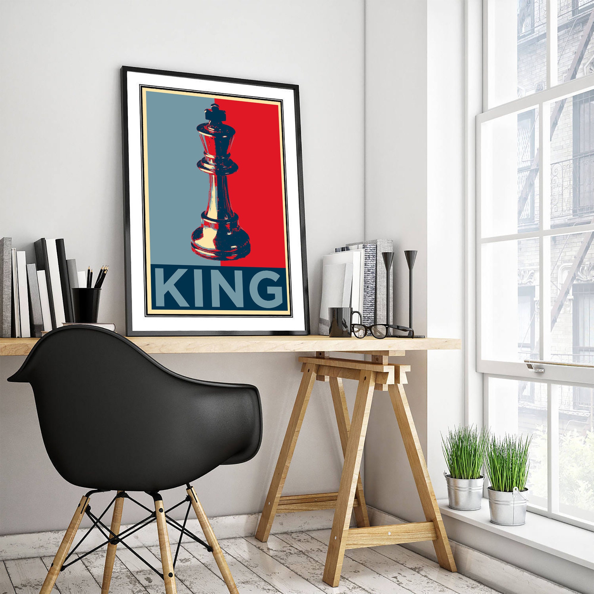 All hail the king - Chess Poster for Sale by HobbiesAndFun