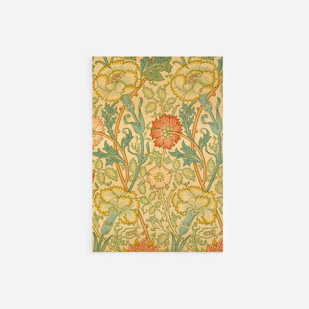 William Morris Pink and Rose Wallpaper 1890 Classic Print Poster Photo