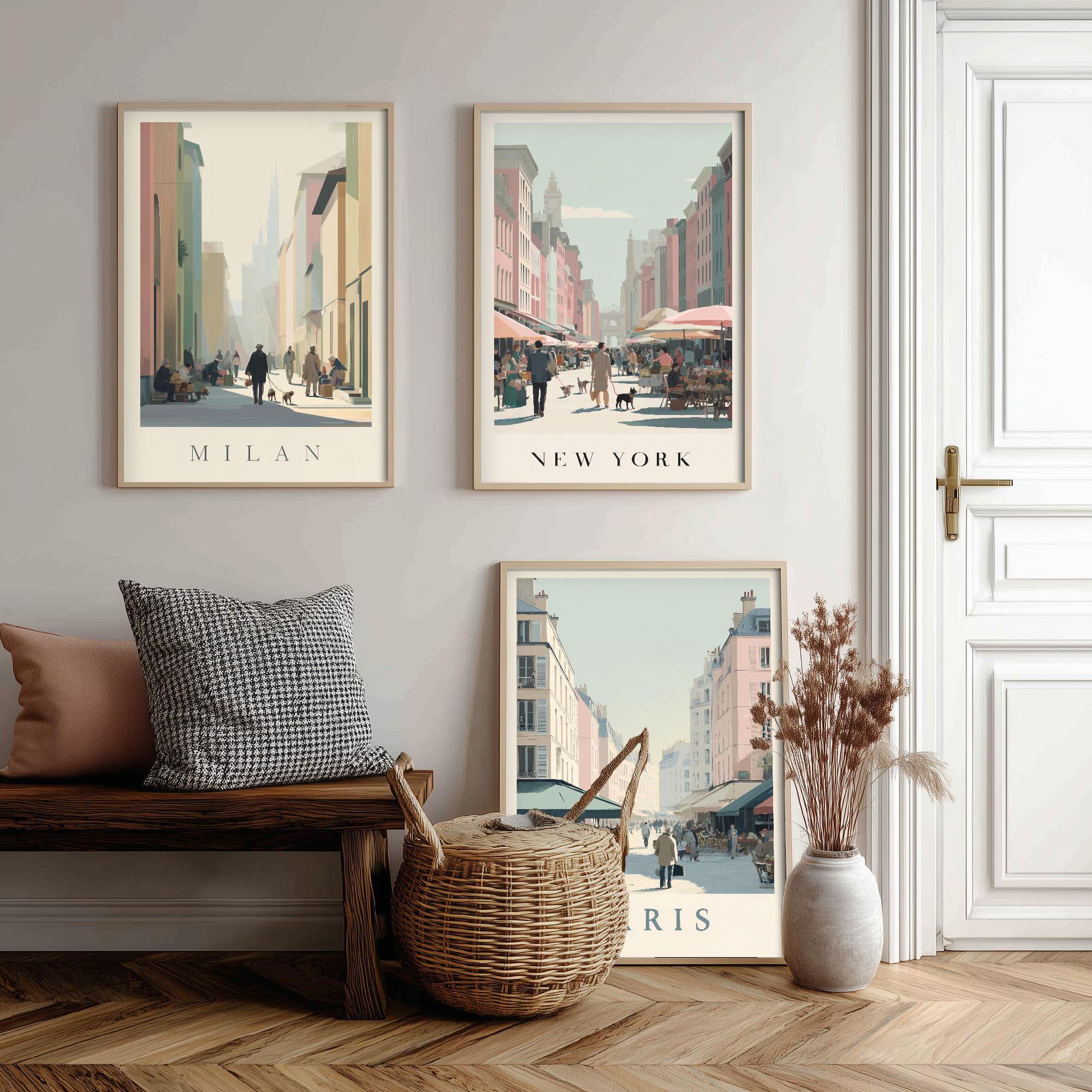 Set of Three Paris Pictures - Etsy
