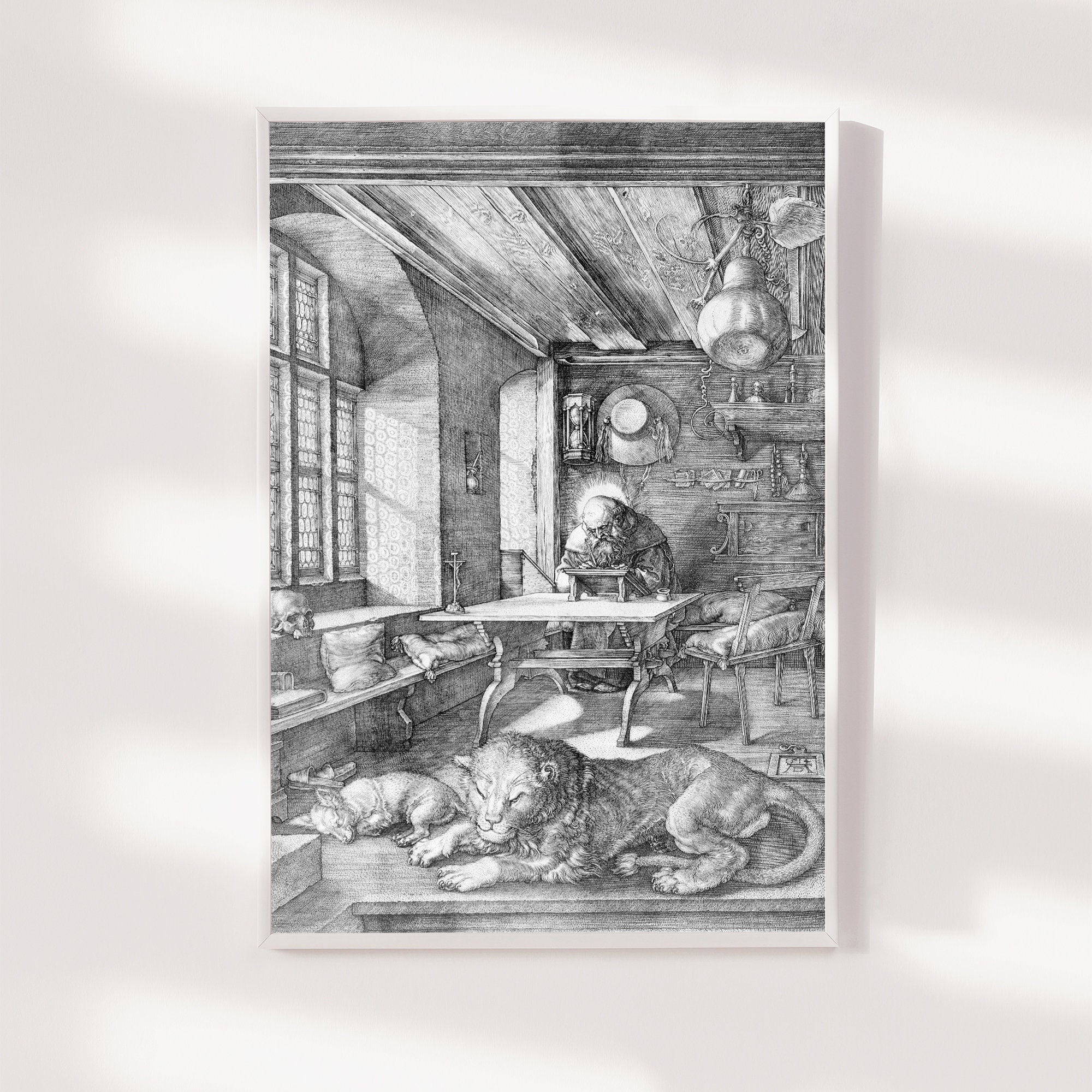 アルブレヒト・デューラー - 書斎の聖ヒエロニムス（1514年